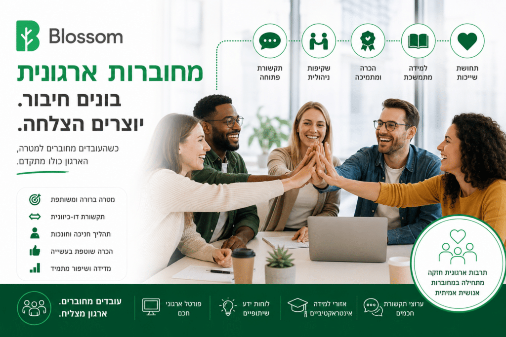 מחוברות ארגונית - מאמר של בלוסום
