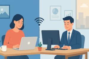 היתרונות בעבודה היברידית