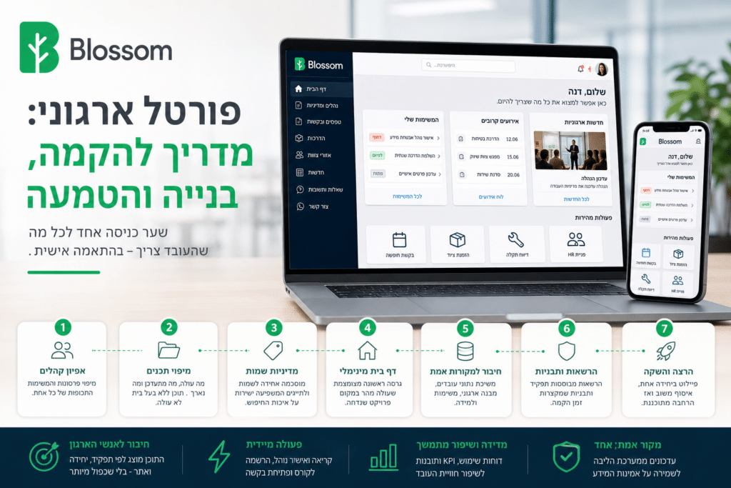 פורטל ארגוני של Blossom